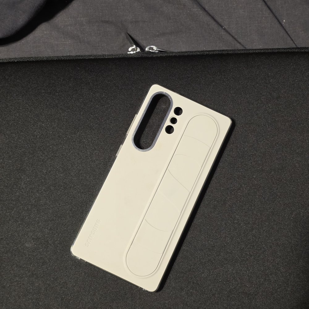 Samsung Galaxy S25 Ultra Standing Grip Case, Gray (Used)